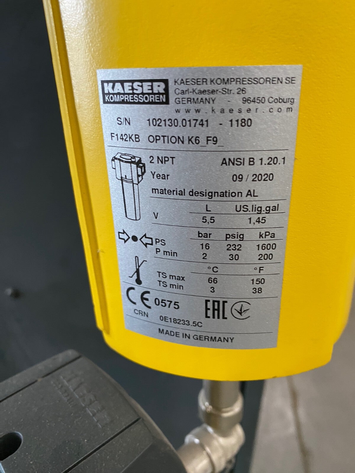 Kaeser CSD100ST Rotary Screw Air Compressor, CSD-100S-T, ABT 125 (2021) - Maverick Industrial Sales