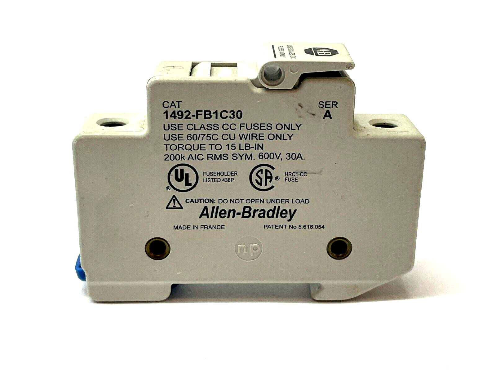 1492-FB1C30 | Allen Bradley Ser. A Fuse Holder LOT OF 2 - Used - Maverick Industrial Sales