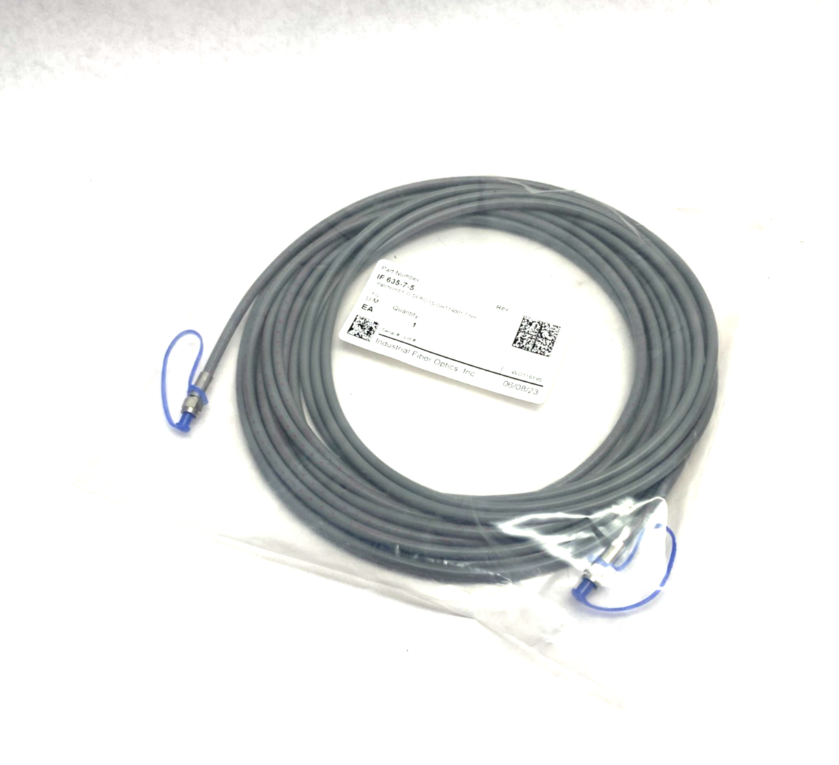 Industrial Fiber Optics IF 635-7-5 Patchcord F/O SERCOS GHTT4001 7.5m - Maverick Industrial Sales
