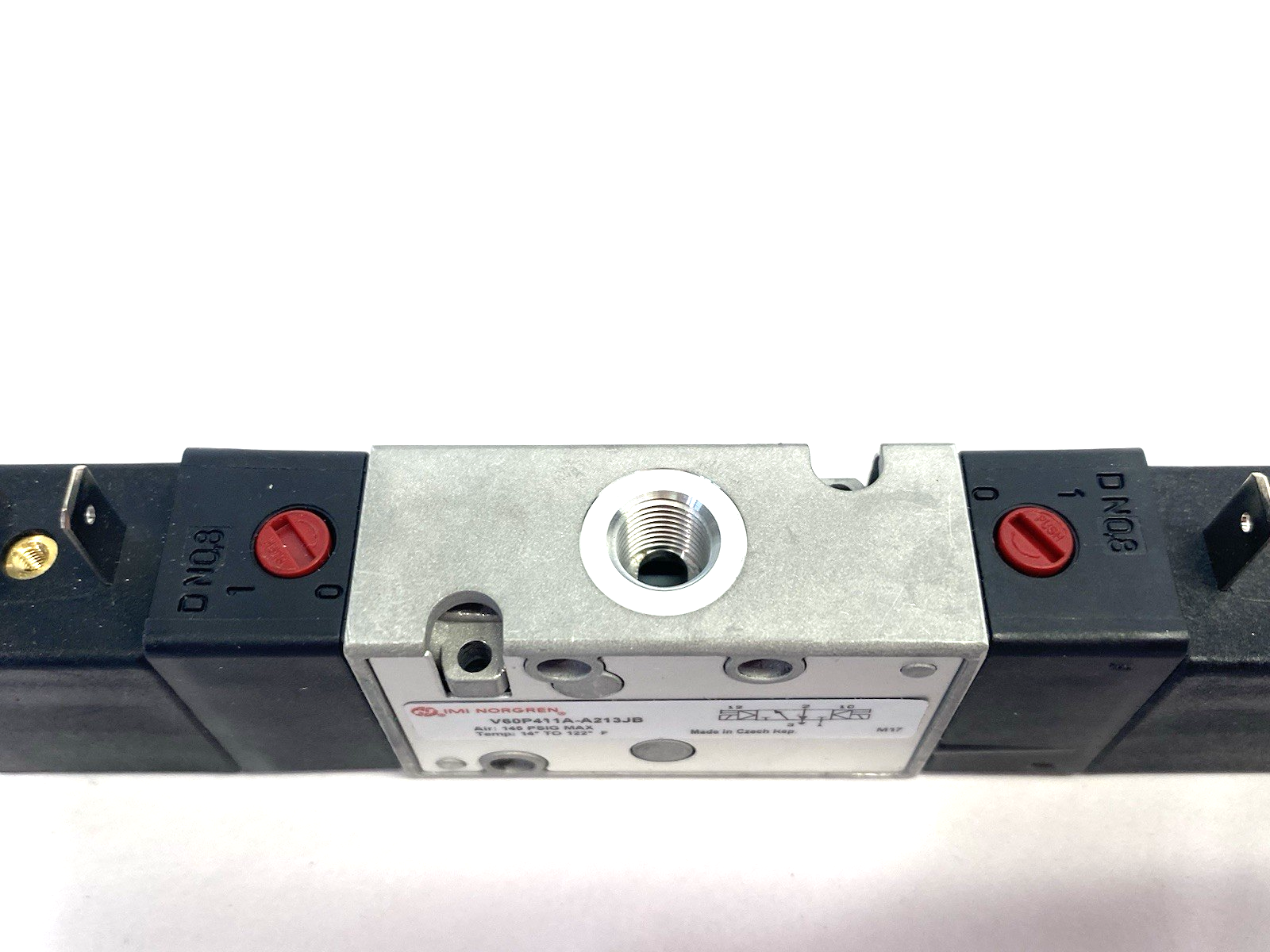 IMI Norgren V60P411A-A213JB Double Solenoid Actuated Valve 5/2-Way 24VDC - Maverick Industrial Sales
