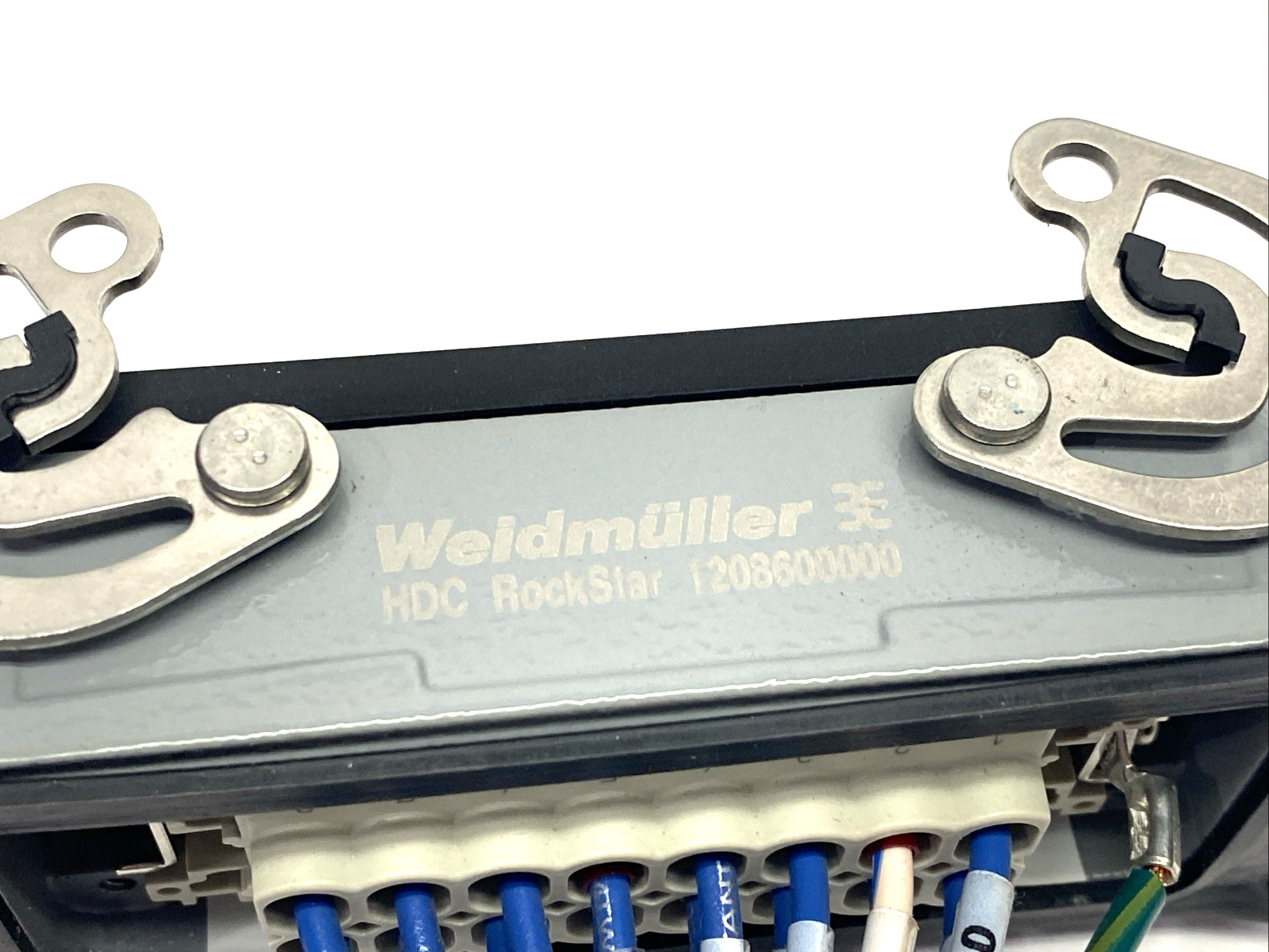 Weidmuller 1208600000 Housing HDC 16B ABU, 1207700000 Female Insert HDC HE 16 FS - Used - Maverick Industrial Sales