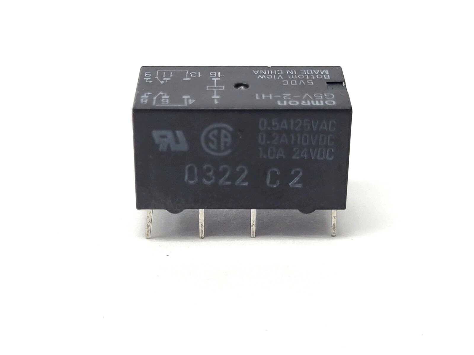 Omron G5V-2-H1 5VDC Relay LOT OF 2 - Maverick Industrial Sales