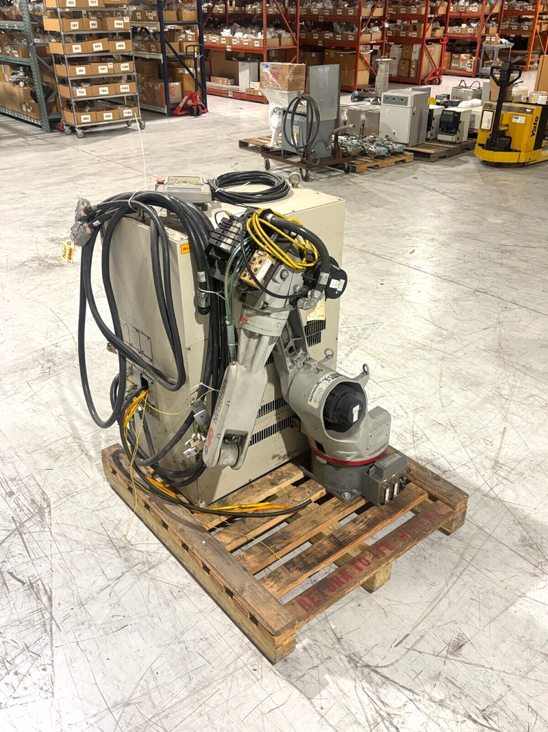 Yaskawa Motoman Robot System YR-UP6-A02 with Yasnac XRC Controller ERCR-UP6-RB10 - Maverick Industrial Sales