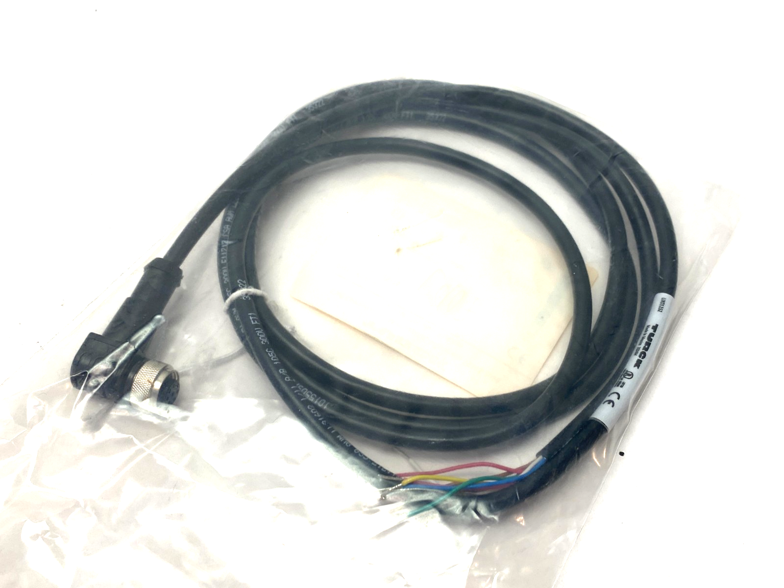 Turck WKC 8T-2/S760/S771 Eurofast Single Ended Cordset Angle M12 8-Pin UX01252 - Maverick Industrial Sales