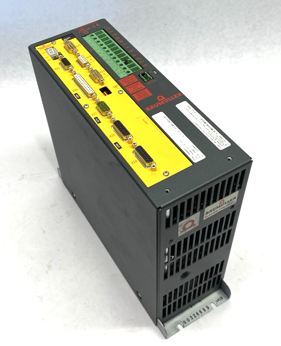 BUM60-08/16-54-B-001 | Baumüller Servo Drive 3-Phase BUM60-VC-0A-0001 - Used - Maverick Industrial Sales
