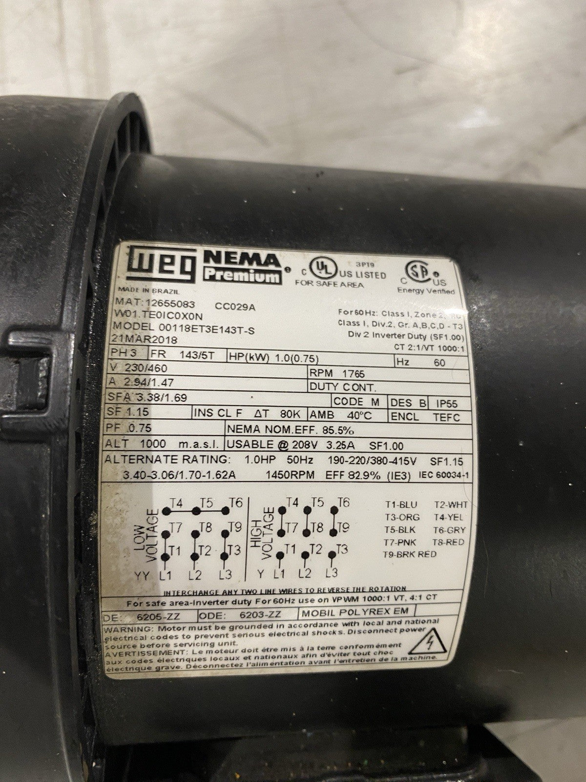 G4124A | Viking Rotary Gear Pump with WEG 00118ET3E143T-S 230/460V 3PH 8 GPM - Used - Maverick Industrial Sales