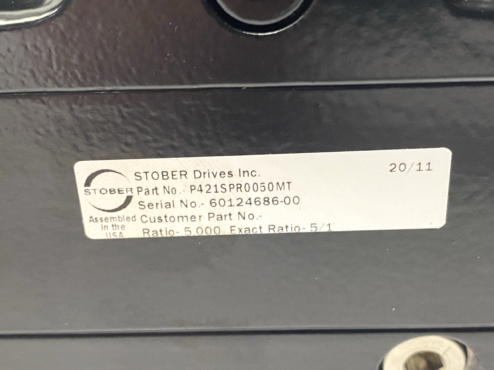 Stober P421SPR005050MT Planetary Gearbox 5:1 - Maverick Industrial Sales