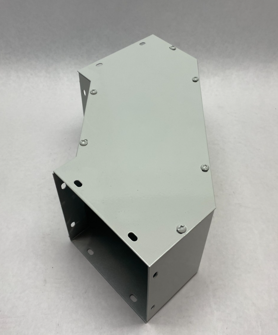 F66G90SE | Hoffman nVent Wireway Elbow Sweep 6" x 6" 90-Deg PAINTED WHITE - New – Open box - Maverick Industrial Sales