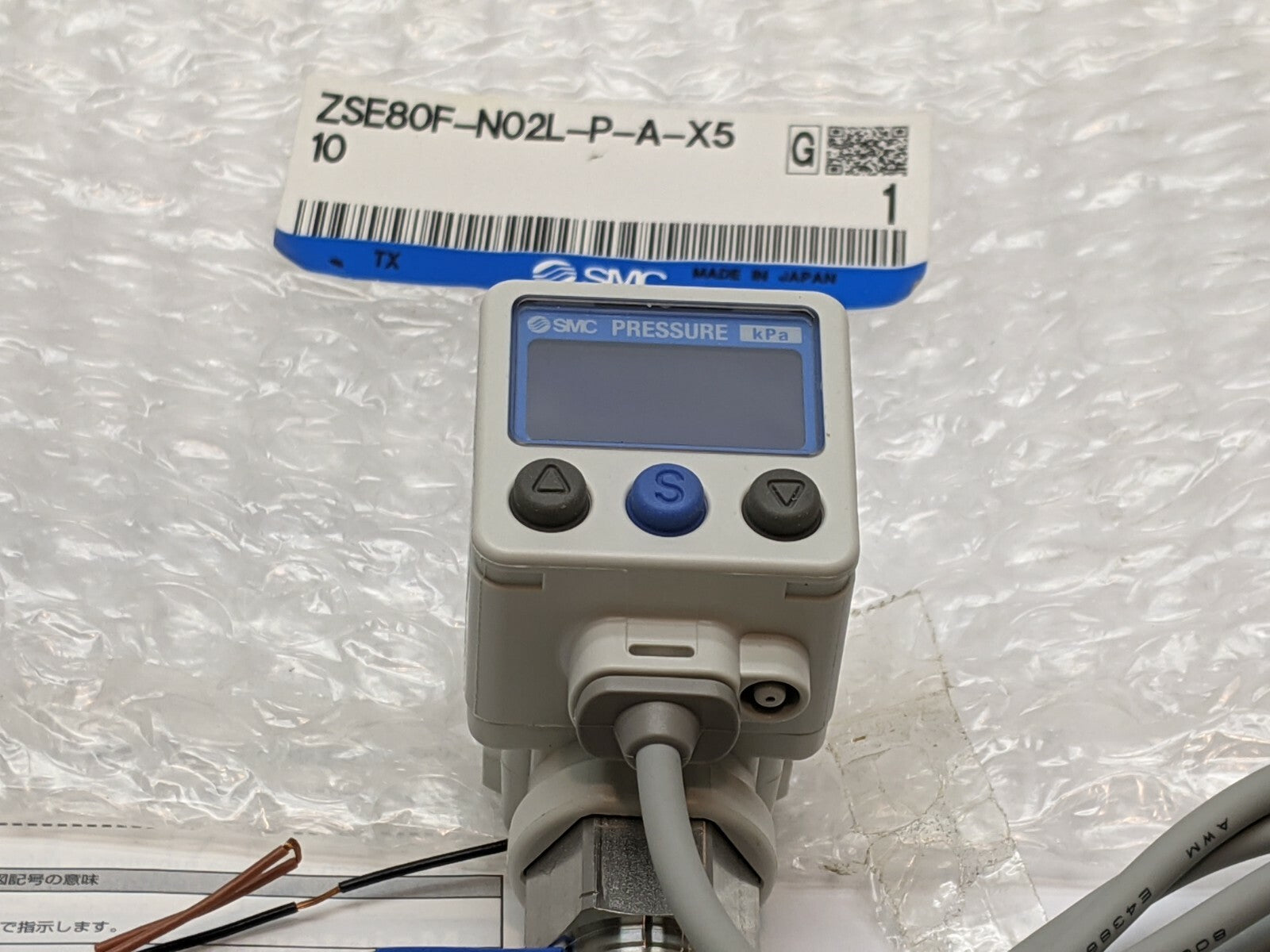 ZSE80F-N02L-P-A-X510 | SMC Vacuum Switch 1/4"NPT Port - New Other - Maverick Industrial Sales