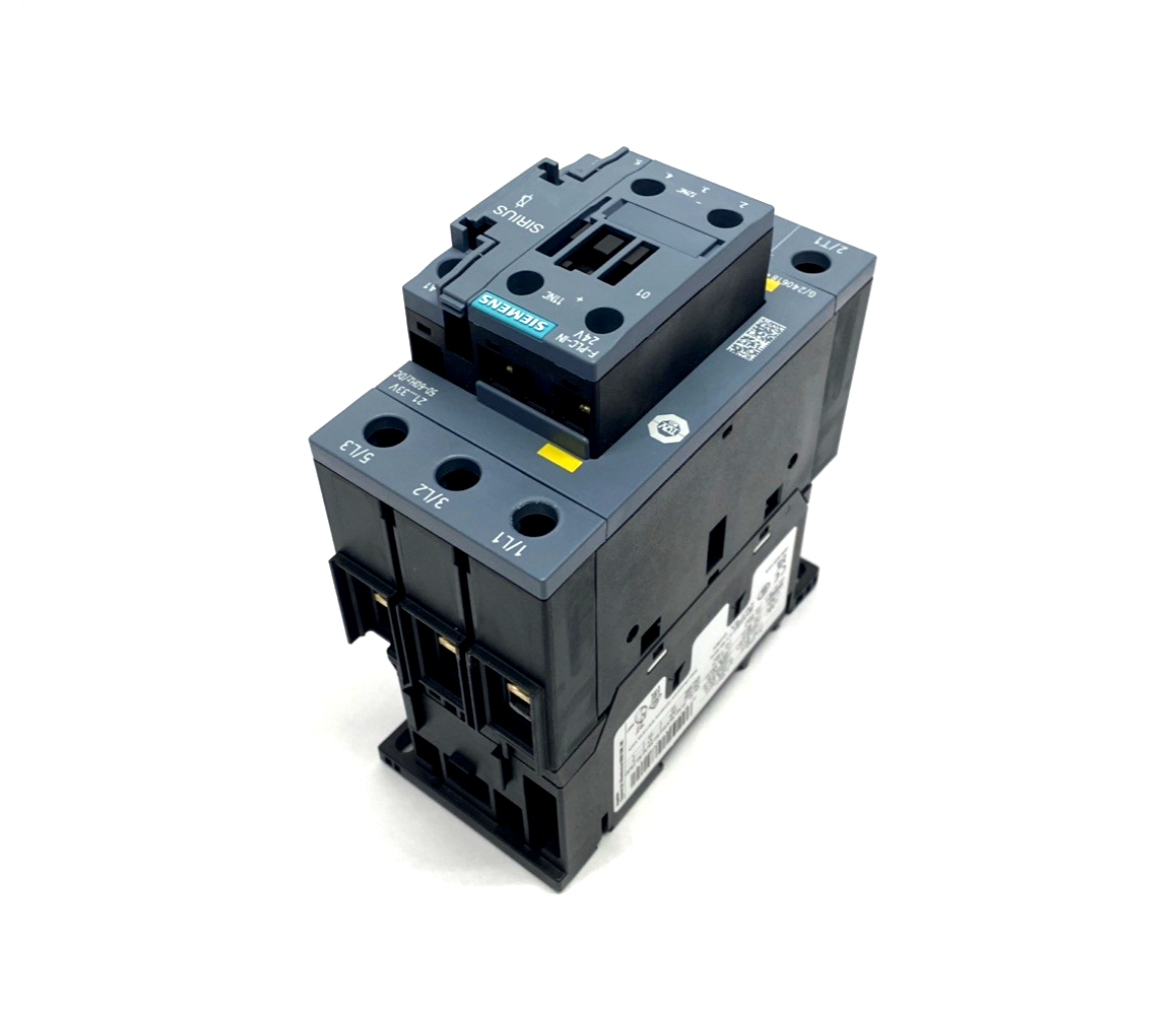 Siemens 3RT2035-1SB30 Power Contactor AC-3e/AC-3, 41A, 18.5kW 400V, 3P, 21-33V - Maverick Industrial Sales