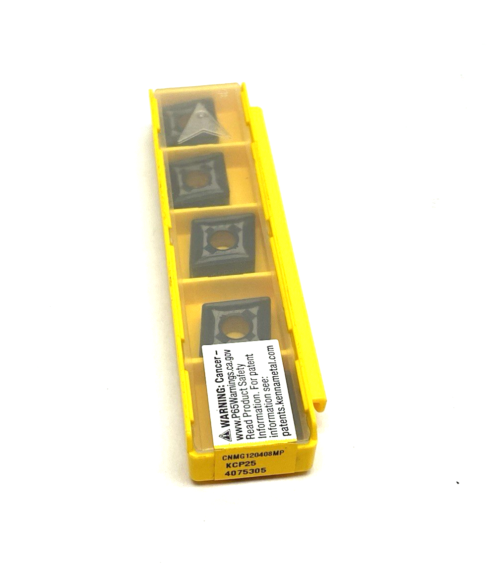 4075305 | Kennametal Kenloc™ Negative Insert CNMG120408MP PKG OF 5 - New - Maverick Industrial Sales