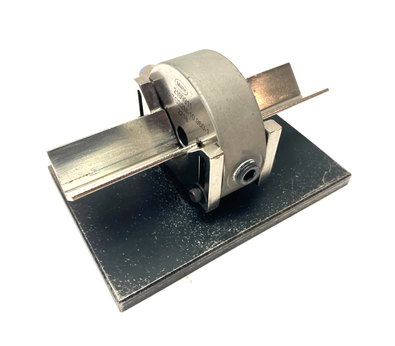 Mahr 2109911 Dimensionair 2-Jet Air Ring Gauge DR50-TGS2M-10.960-1 w/ Base Plate - Maverick Industrial Sales