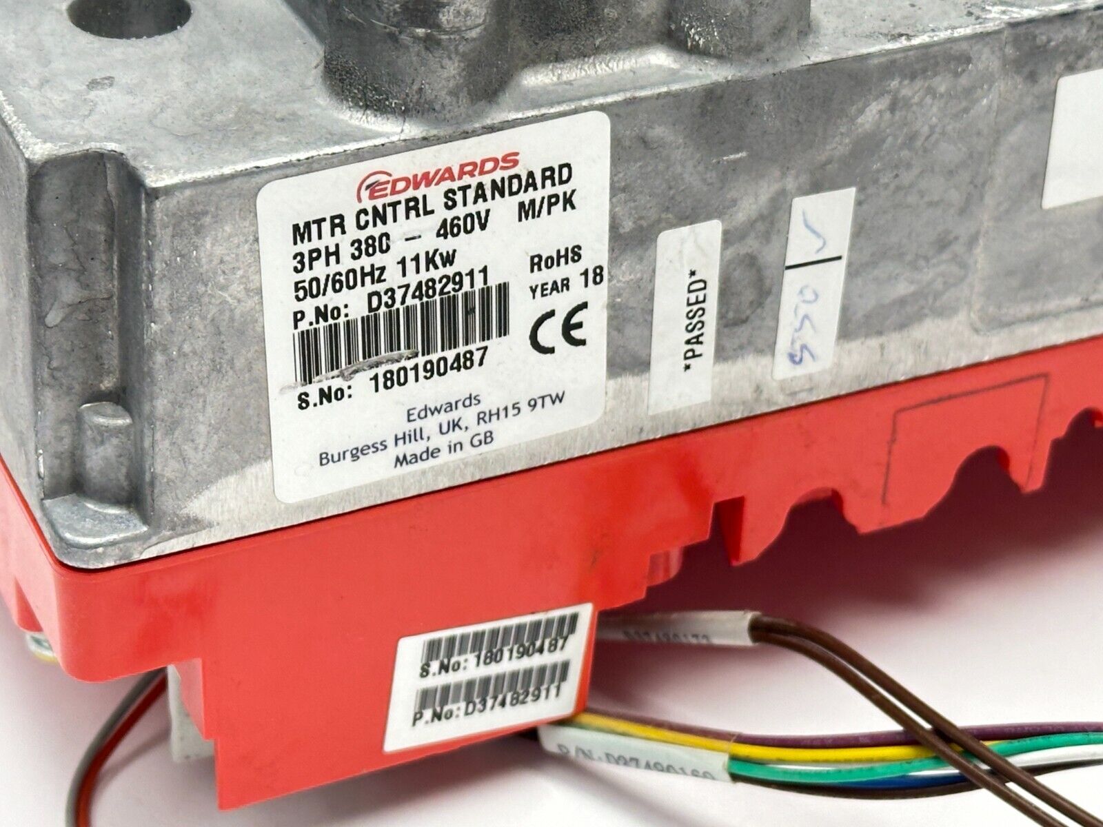Edwards D37482911 MTR CNTRL Standard 3PH 380-460V M/PK 50/60Hz 11Kw - Maverick Industrial Sales