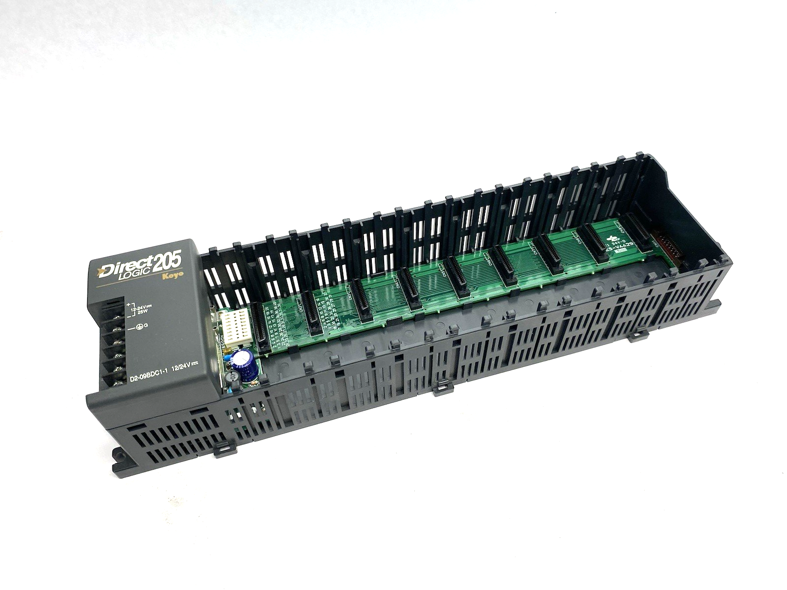Automation Direct D2-09BDC1-1 DirectLOGIC DL205 I/O base, 9-slot, DIN rail - Maverick Industrial Sales