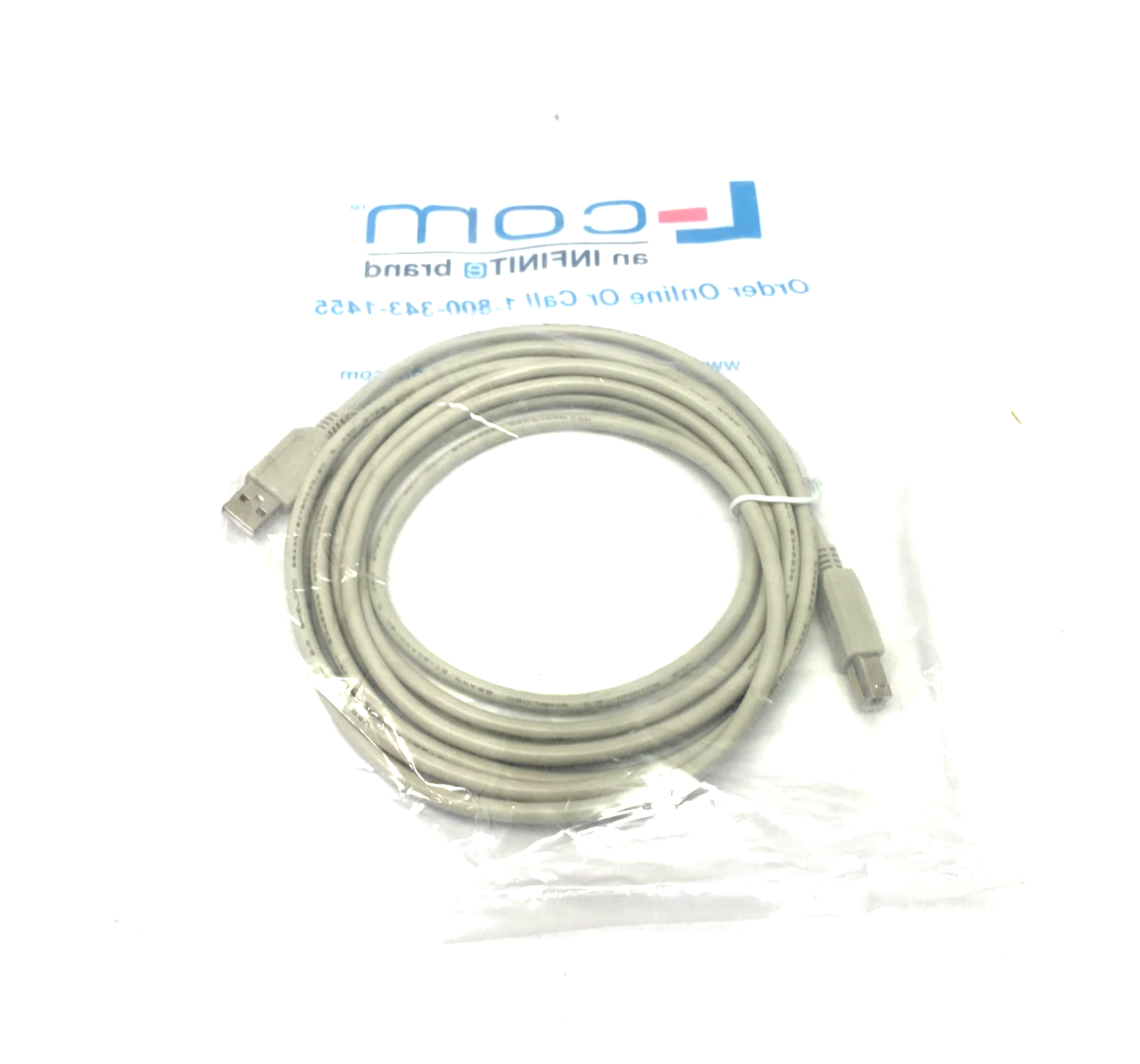 CSMUAB-3M | L-Com Premium USB Cable Type A - B Cable 0.3m - New - Maverick Industrial Sales