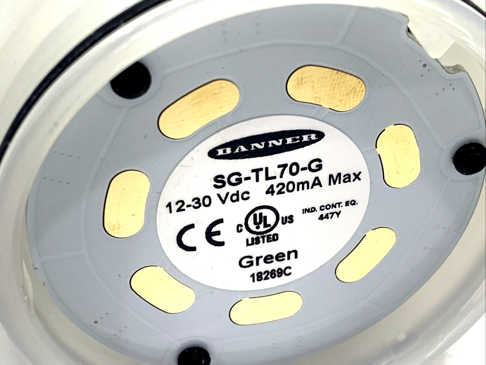 Banner SG-TL70-G 70mm Modular LED Tower Light Module, Green, 92211 - Maverick Industrial Sales