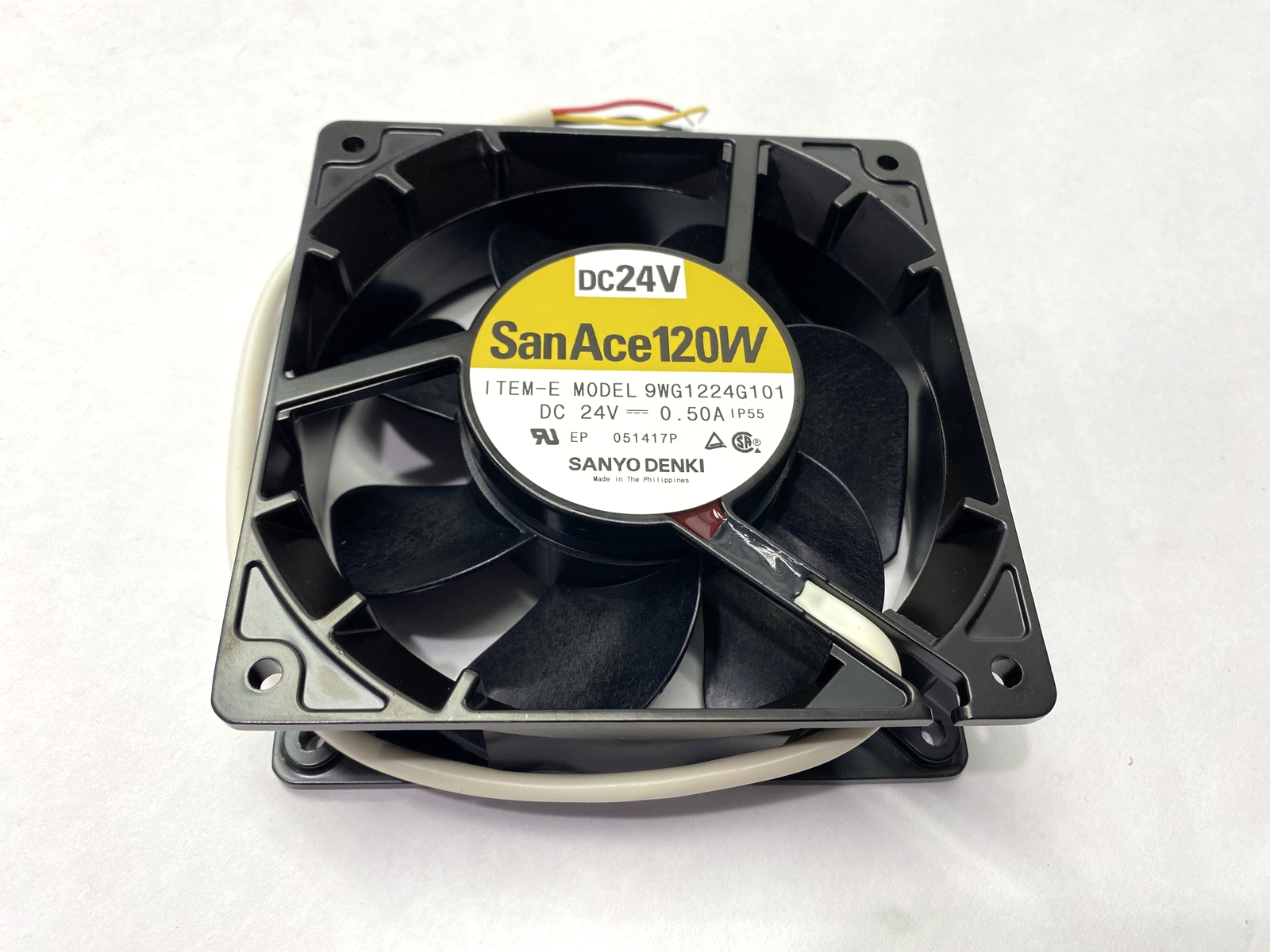 Sanyo Denki 9WG1224G101 Axial Fan 24VDC - Maverick Industrial Sales