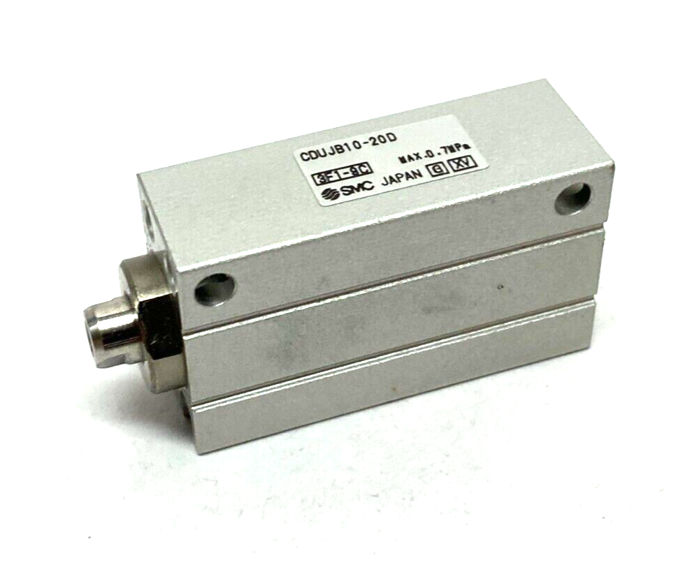 SMC CDUJB10-20D Compact Pneumatic Free Mount Cylinder 10mm Bore 20mm Stroke - Maverick Industrial Sales