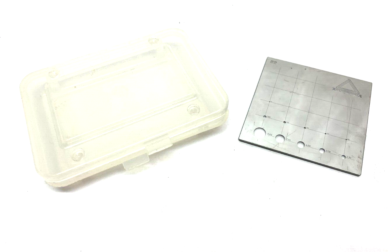 Mycrona No. 02 Reflective Multi-Size Hole Laser Cutting Template - Maverick Industrial Sales