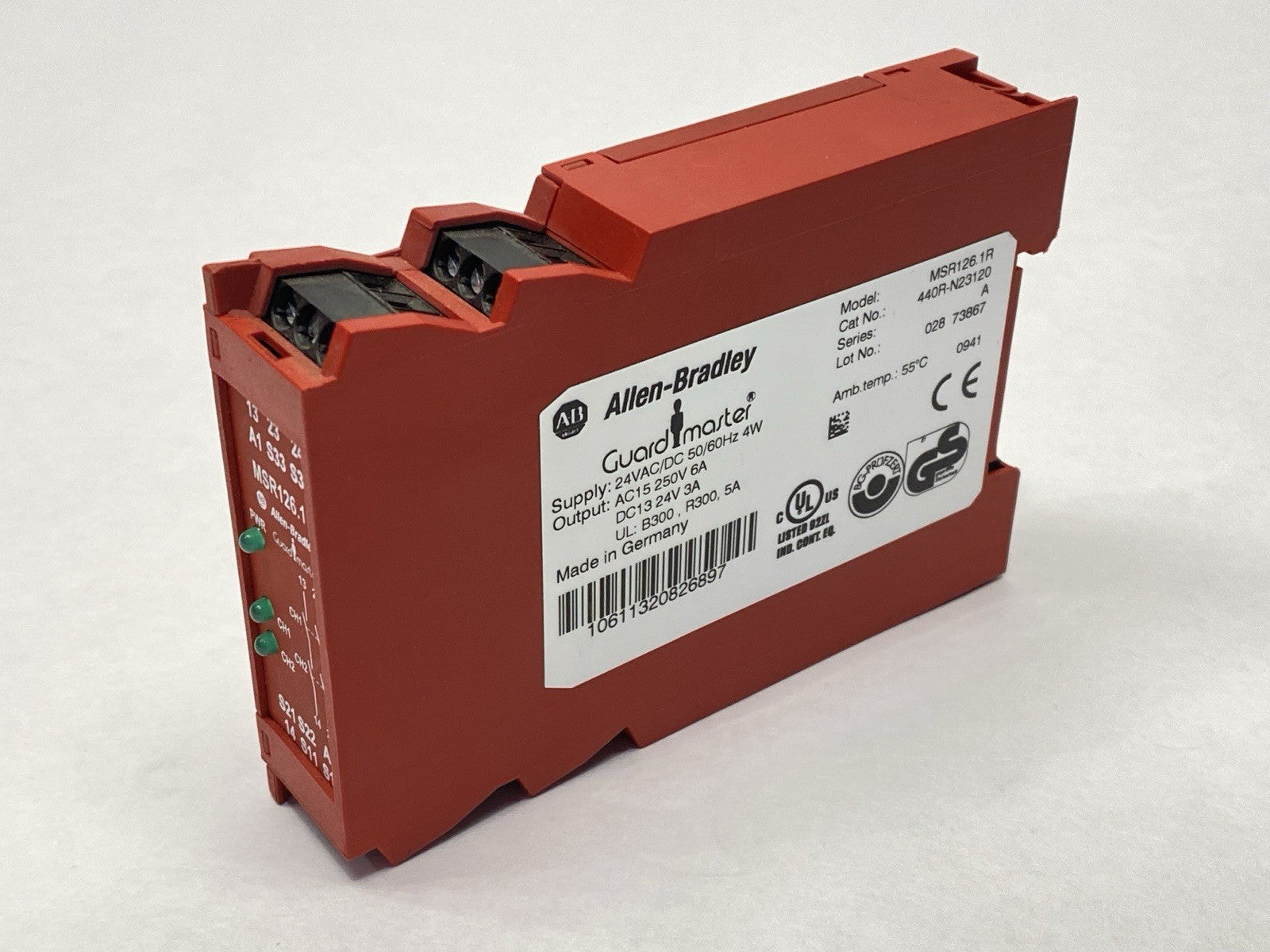 440R-N23114 | Allen Bradley GuardMaster Safety Relay MSR126.1T - Used - Maverick Industrial Sales