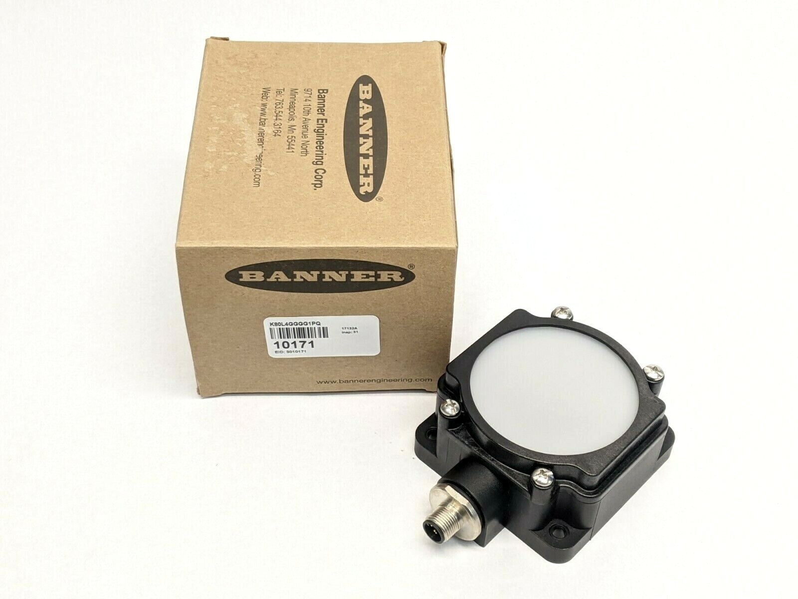 K80L4GGGG1PQ 10171 | Banner K80L4GGGG1PQ EZ-LIGHT K80 Series 4-Color Segmented Indicator 10171 - New - Maverick Industrial Sales