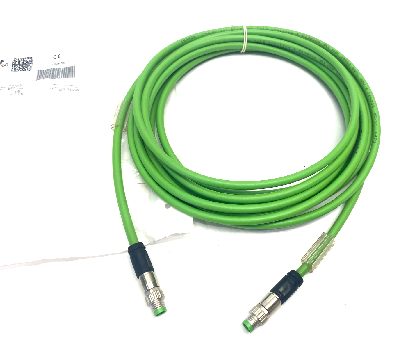 Beckhoff ZK1090-3131-0050 Double Ended EtherCAT Power Cable M8 4-Pin 066694 - Maverick Industrial Sales
