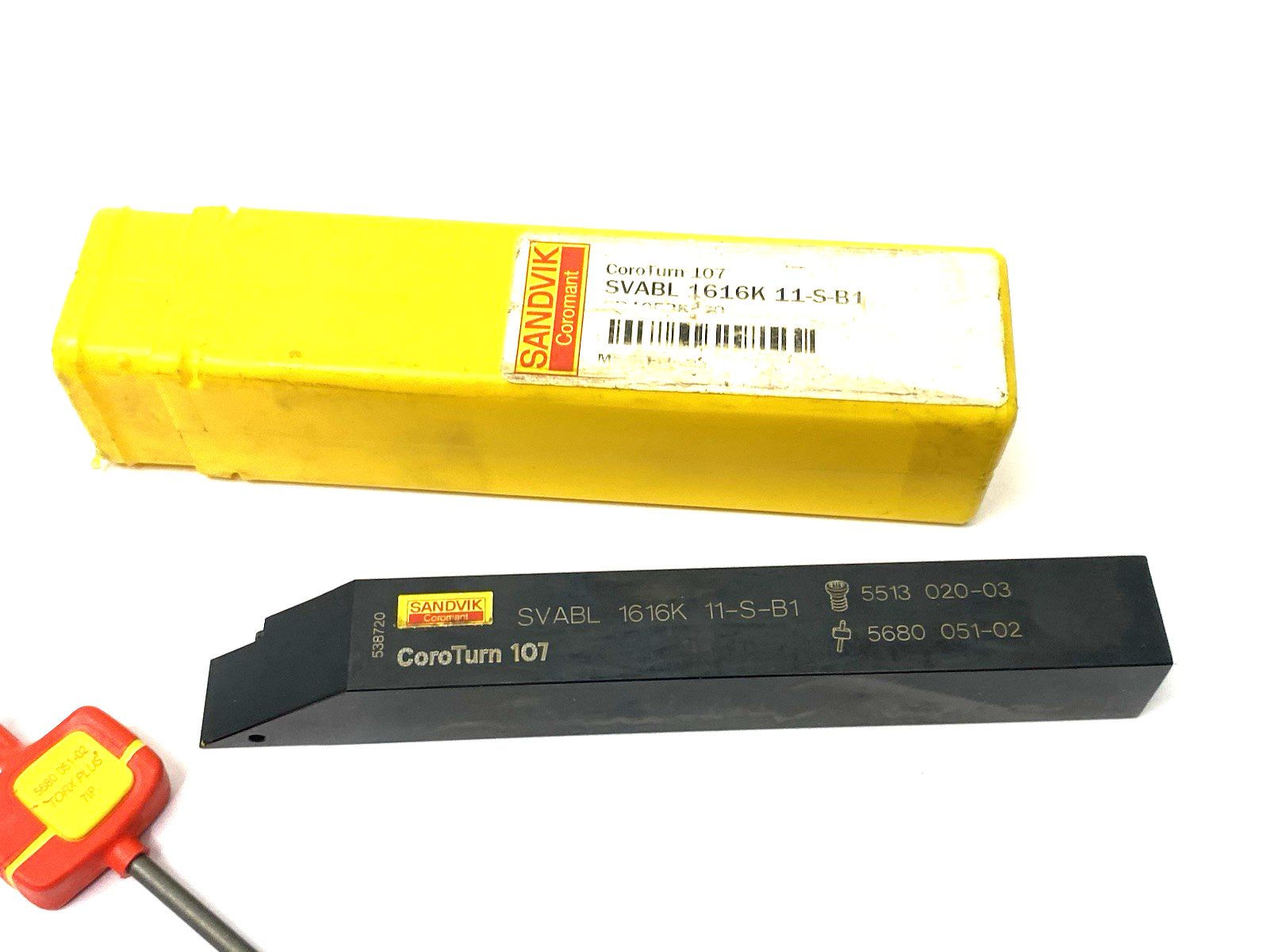 | Sandvik Coromant VABL 1616K 11-S-B1 CoroTurn® 107 Shank Tool for Turning 5751408 - New – Open box - Maverick Industrial Sales