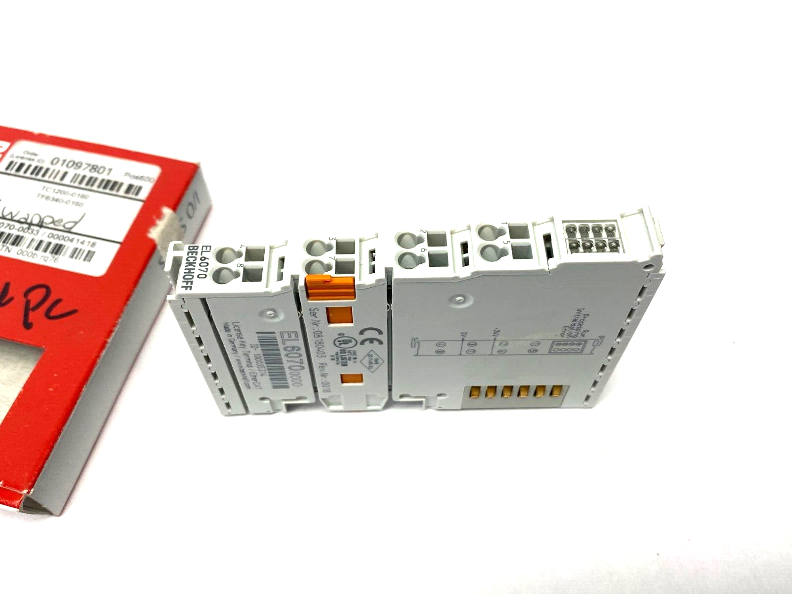 Beckhoff EL6070 License Key EtherCAT Terminal for TwinCAT 3.1 - Maverick Industrial Sales