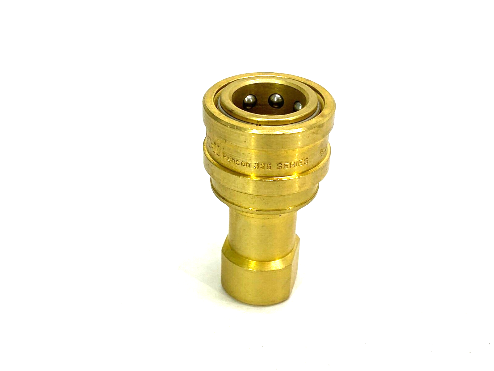 Eaton Hansen B3H21SL Brass Quick-Connect Auto Seal Lock Sleeve Fitting 3/8" FNPT - Maverick Industrial Sales