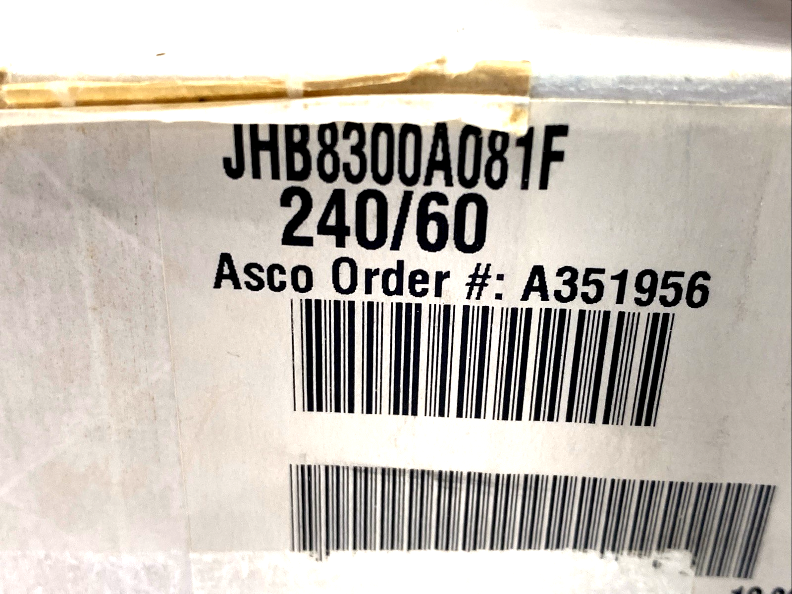 Asco JHB8300A081F Red-Hat Solenoid Valve 240V 20W 1/4" Ports - Maverick Industrial Sales