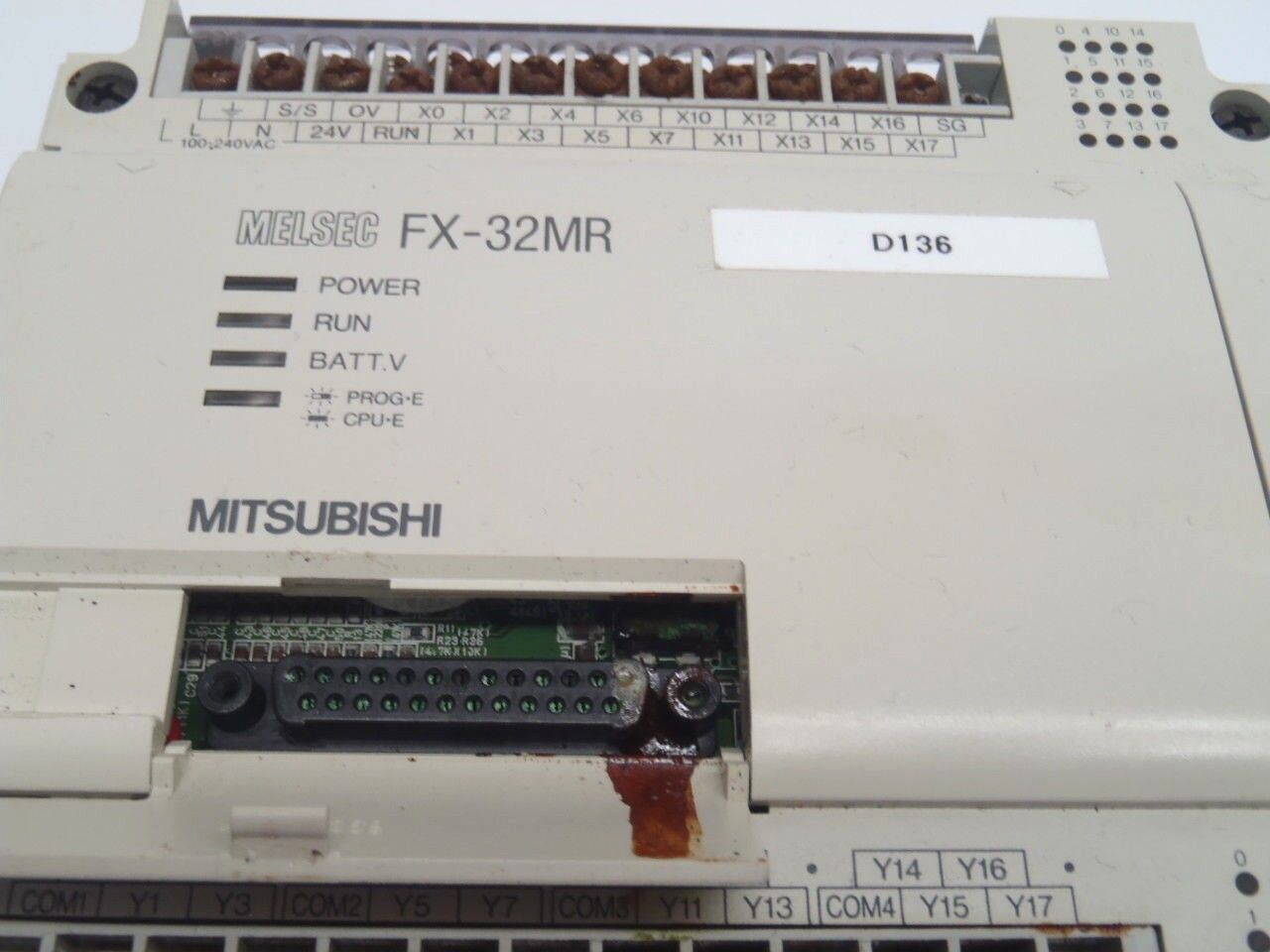 Mitsubishi FX-32MR-ES Programmable Controller 100-240VAC 50/60Hz - For parts or not working - Maverick Industrial Sales