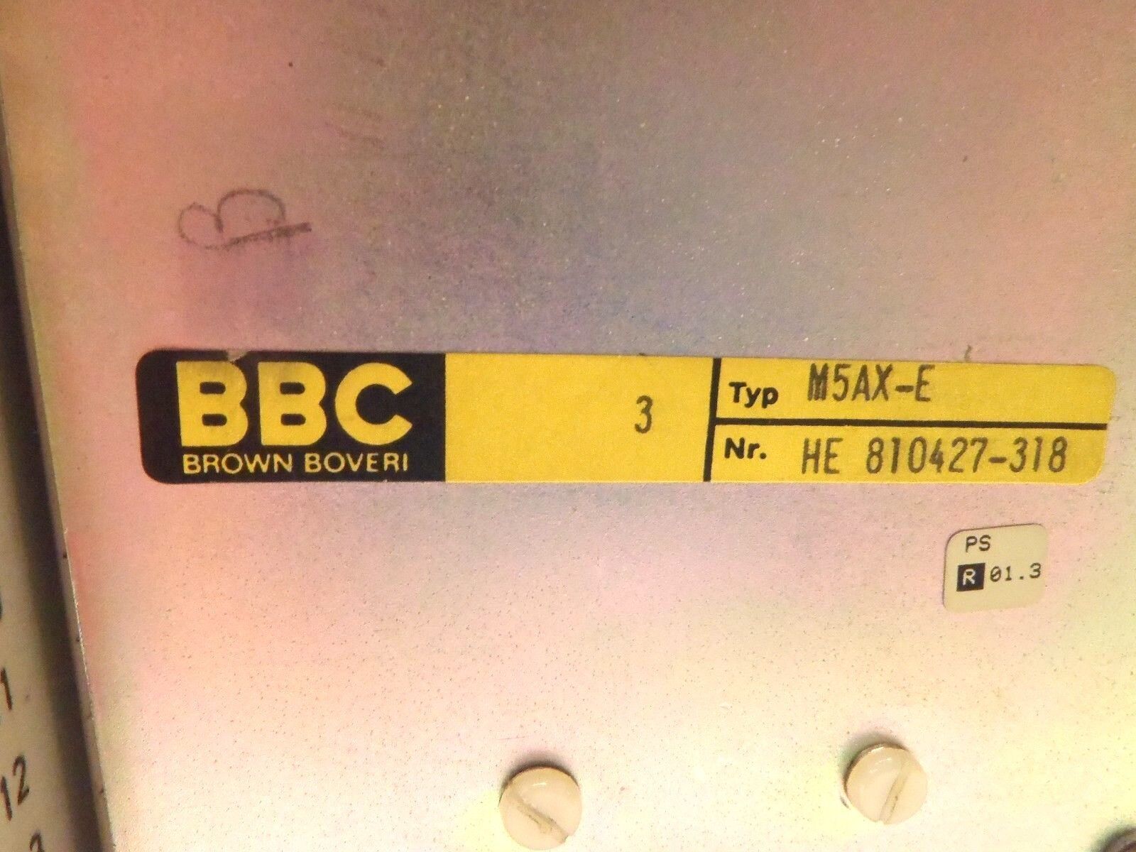 BBC HE 810427-318 Brown Boveri Amplifier M5AX-E - Maverick Industrial Sales
