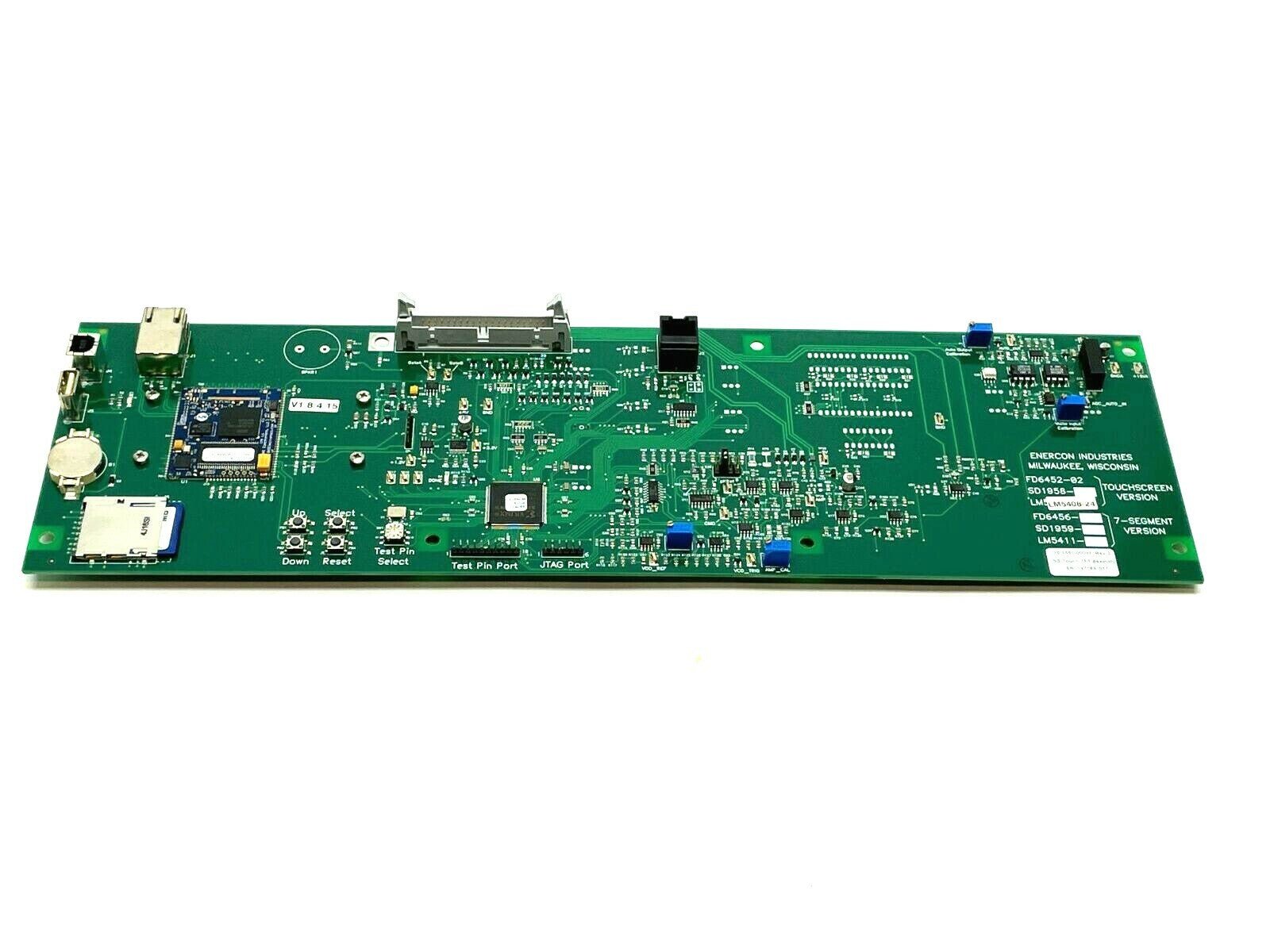 Enercon FD6452-02 Touch-Screen SS-Touch/TFT Assembly Control Board 10-1557-00007 - Maverick Industrial Sales