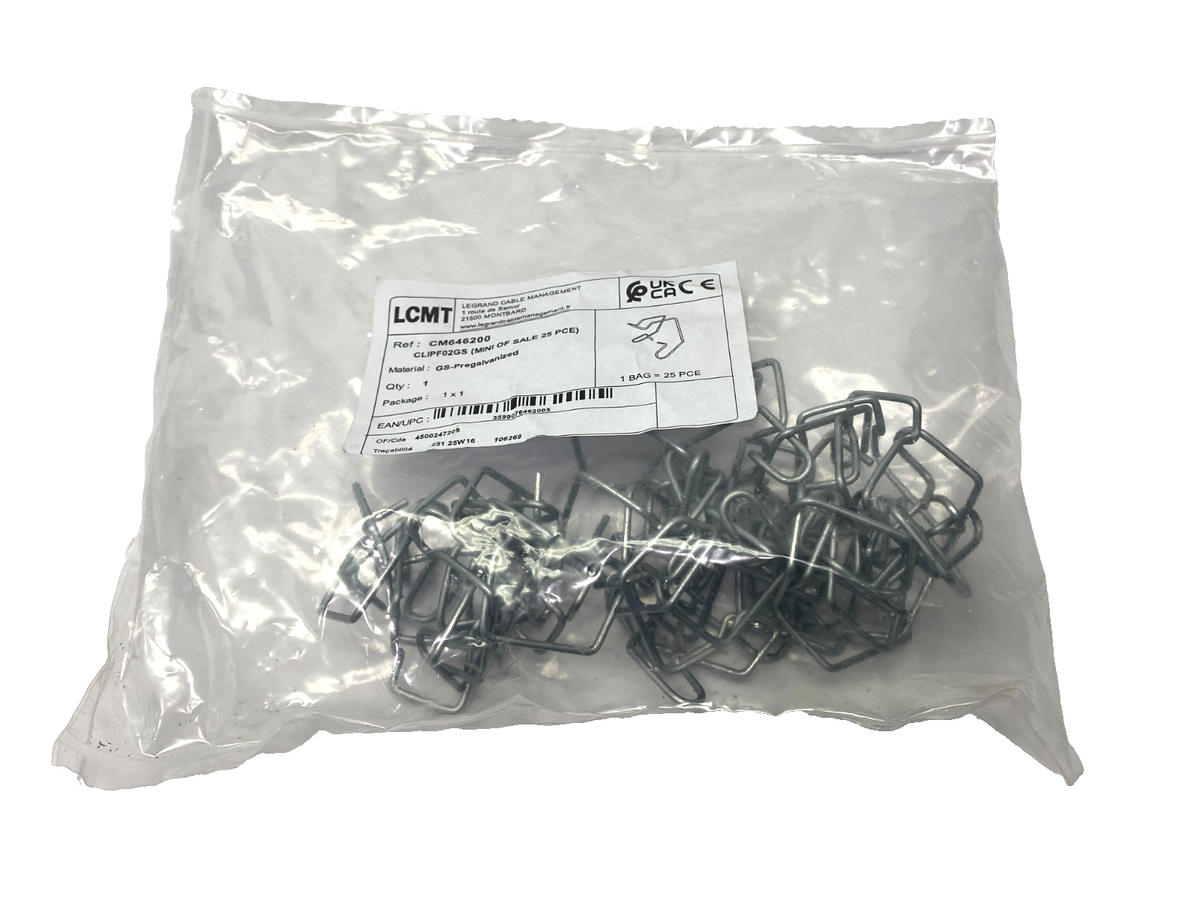 CM646200 | Legrand Clip for Wire Cable Tray PACK OF 25 - New - Maverick Industrial Sales