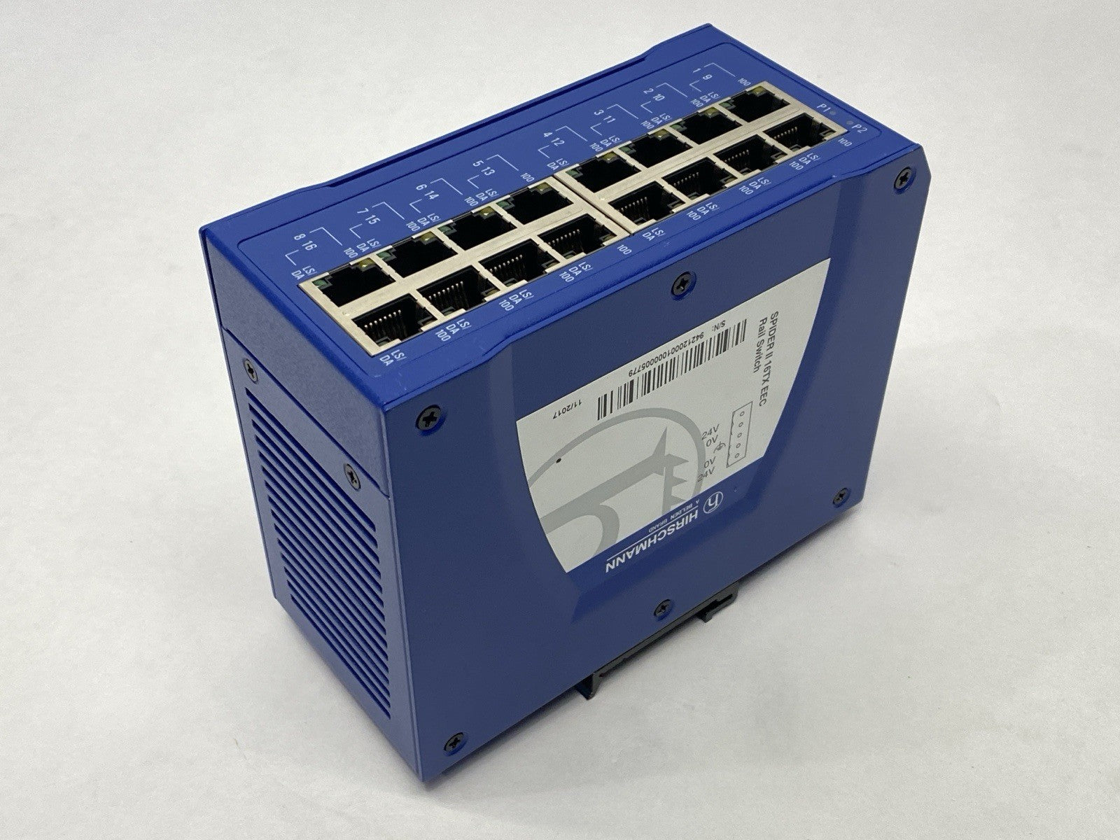 Hirschmann SPIDER II 16TX EEC DIN Rail Ethernet Switch - Maverick Industrial Sales