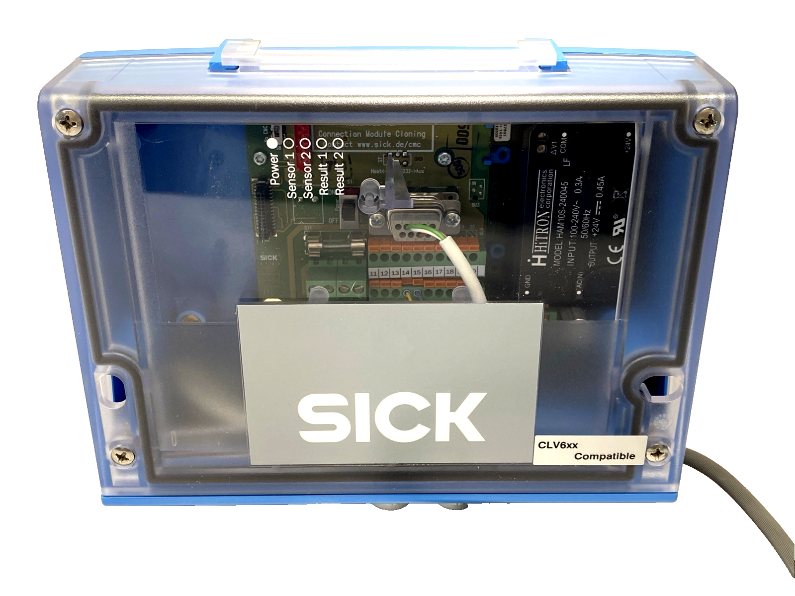 Sick CDM420-0102 CDM Junction Box/Power Supply CLV6xx, DB15 DB9, 1026220 - Maverick Industrial Sales