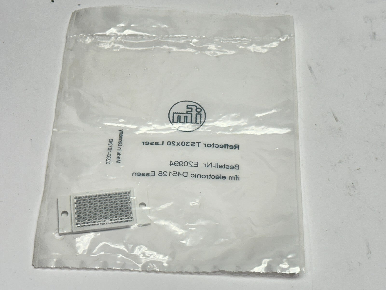 E20994 | IFM E20994 Reflector For Retro-Reflective Sensors REFLECTOR TS-30X20 - New - Maverick Industrial Sales