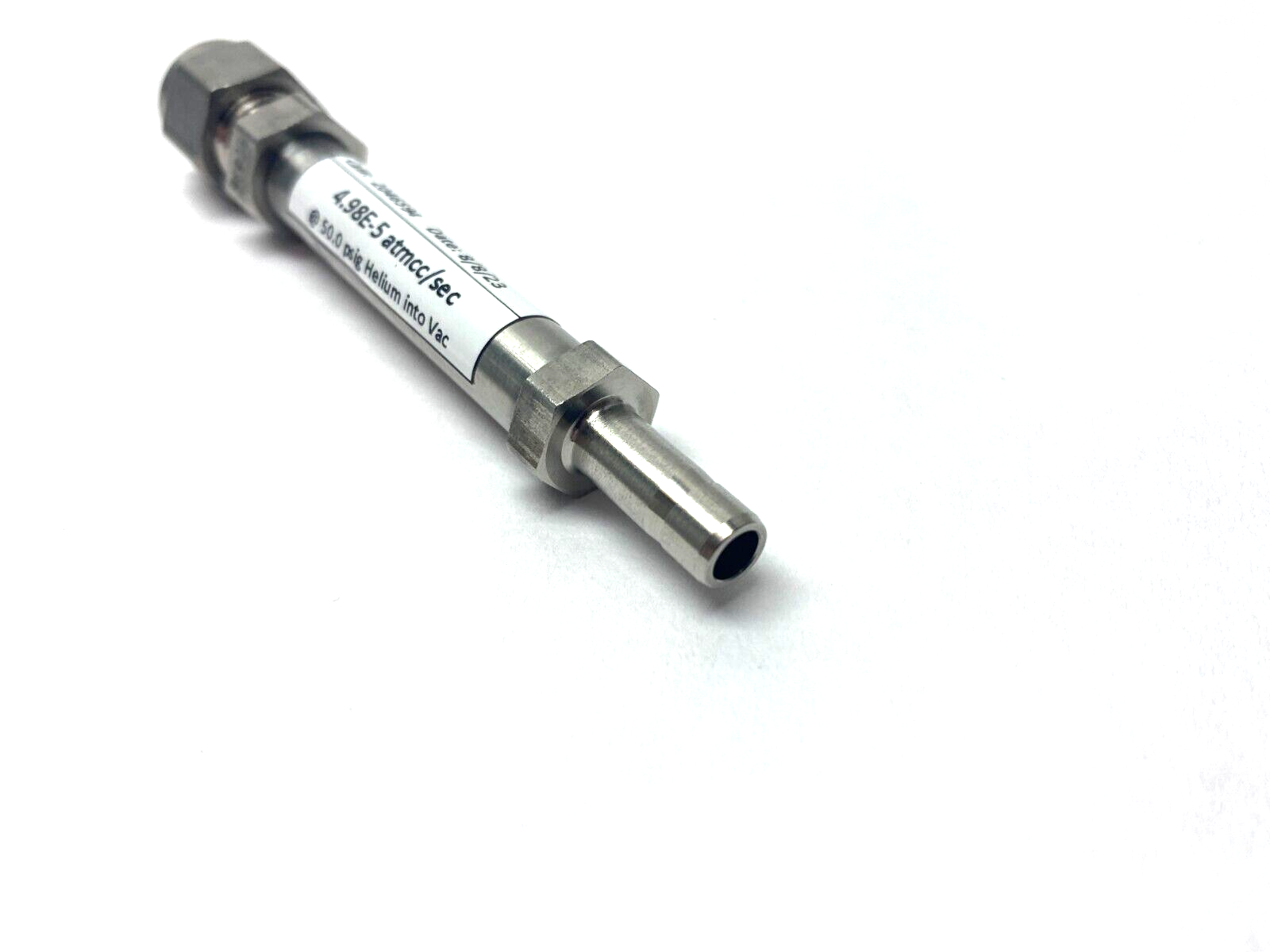 Inficon SPC-2017-G1 Helium Leak Detection Vacuum Jet Nozzle 4.98E-5 atmcc/sec - Maverick Industrial Sales