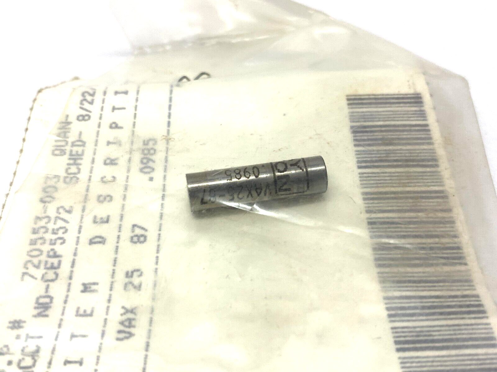 Dayton Progress VAX 25 87 Blank Die Punch Button Press .0985 - Maverick Industrial Sales