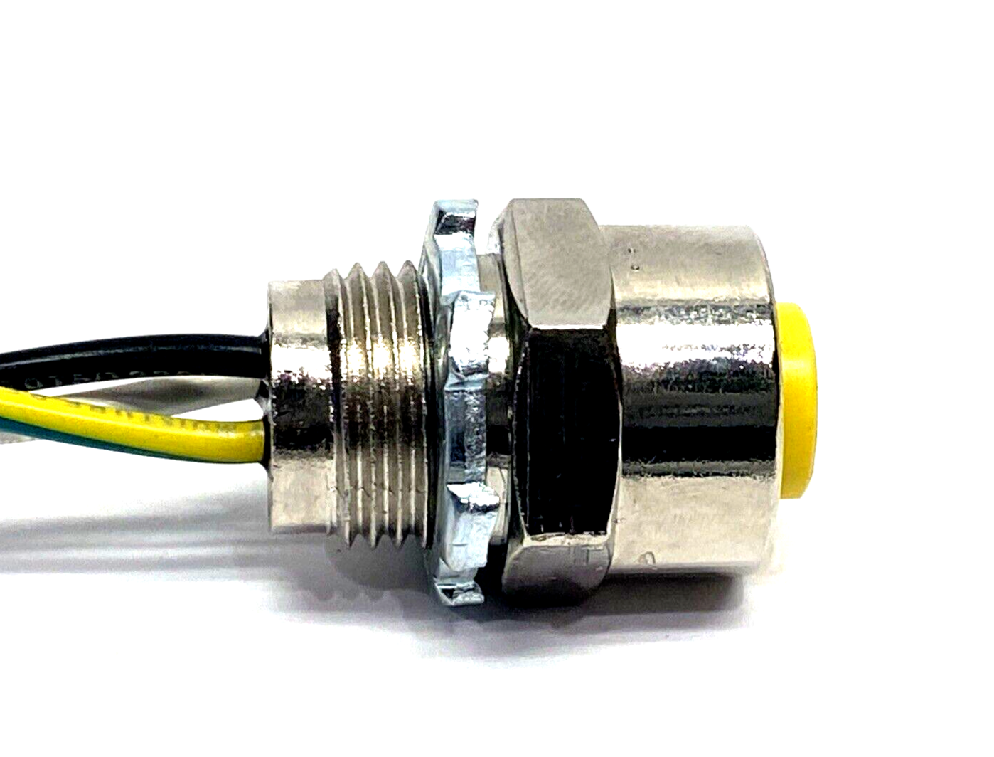 Woodhead 1R3000A20M030 3-Pin A-Size Female Receptacle w/ Cap, 1/2" NPT - Used - Maverick Industrial Sales