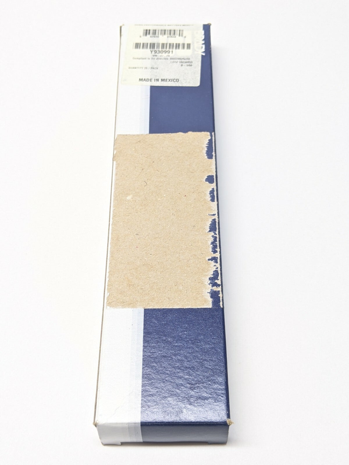 WM-27-PK | Brady Vinyl Cloth Wire Marker Y930991 LOT OF 12 Sheets - New – Open box - Maverick Industrial Sales