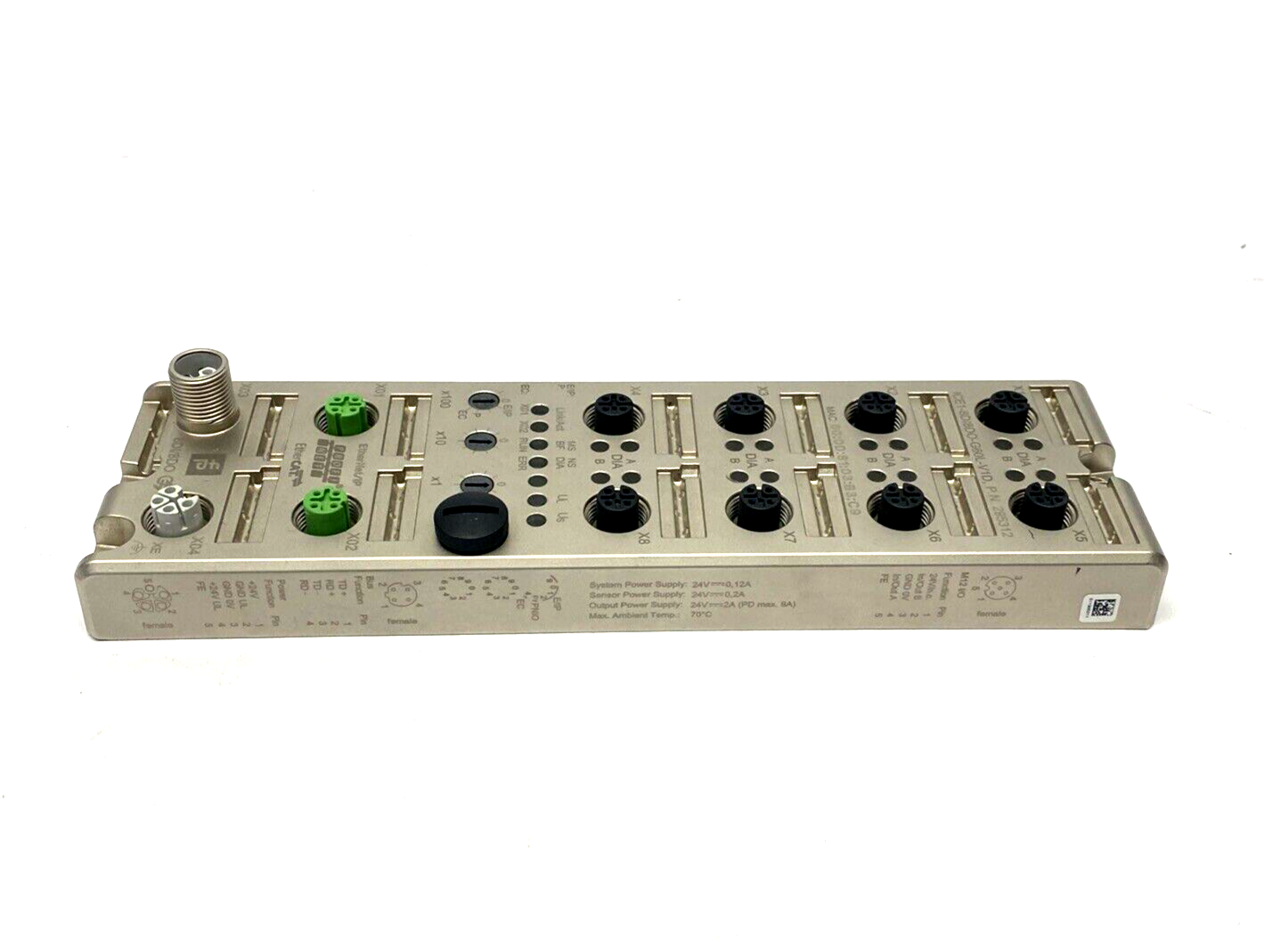 Pepperl+Fuchs ICE1-8DI8DO-G60L-V1D EtherNet/IP Profinet Fieldbus Module 295312 - Maverick Industrial Sales