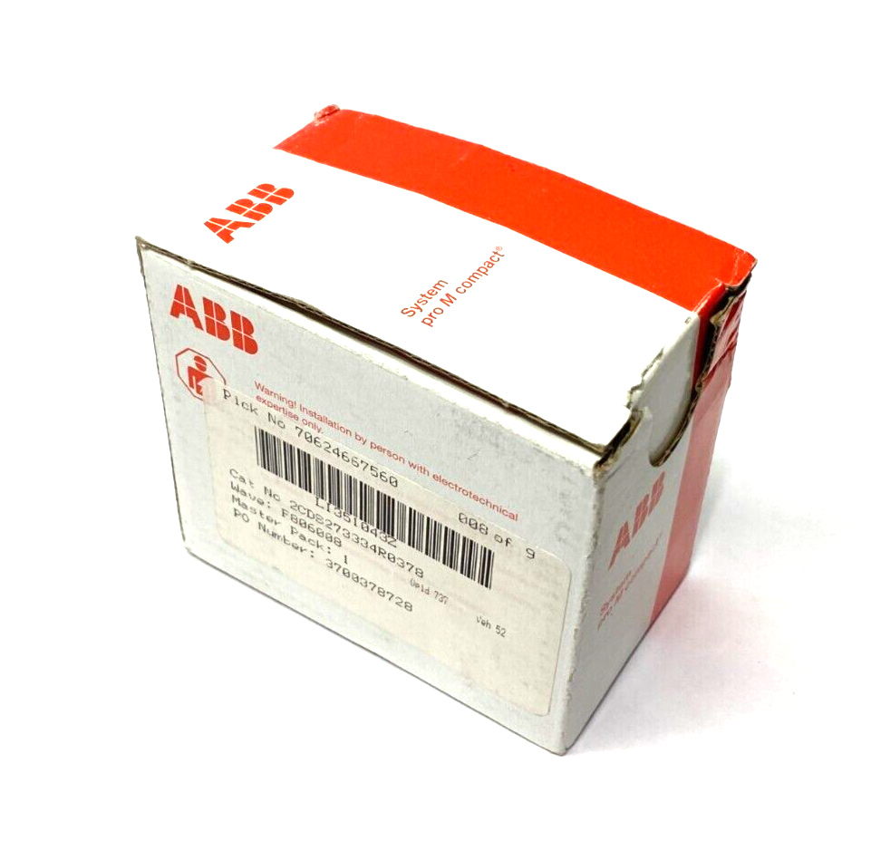 ABB 2CDS273334R0378 proM compact System Circuit Breaker 3-Pole ST203M-Z6 - Maverick Industrial Sales