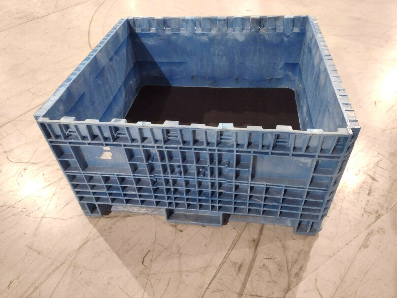 Orbis HDRS4548-24 Fixed Wall Blue Heavy-Duty BulkPak® 4845 HDR Series Crate -LID - Maverick Industrial Sales
