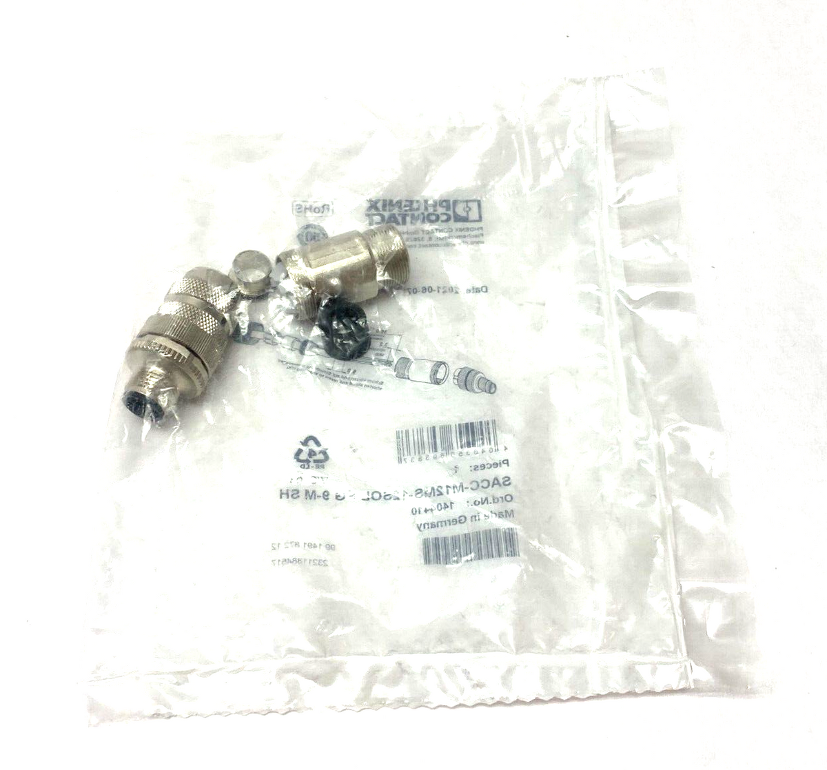 Phoenix Contact SACC-M12MS-12SOL-PG-9-M SH Straight Plug Connector 1404410 - Maverick Industrial Sales
