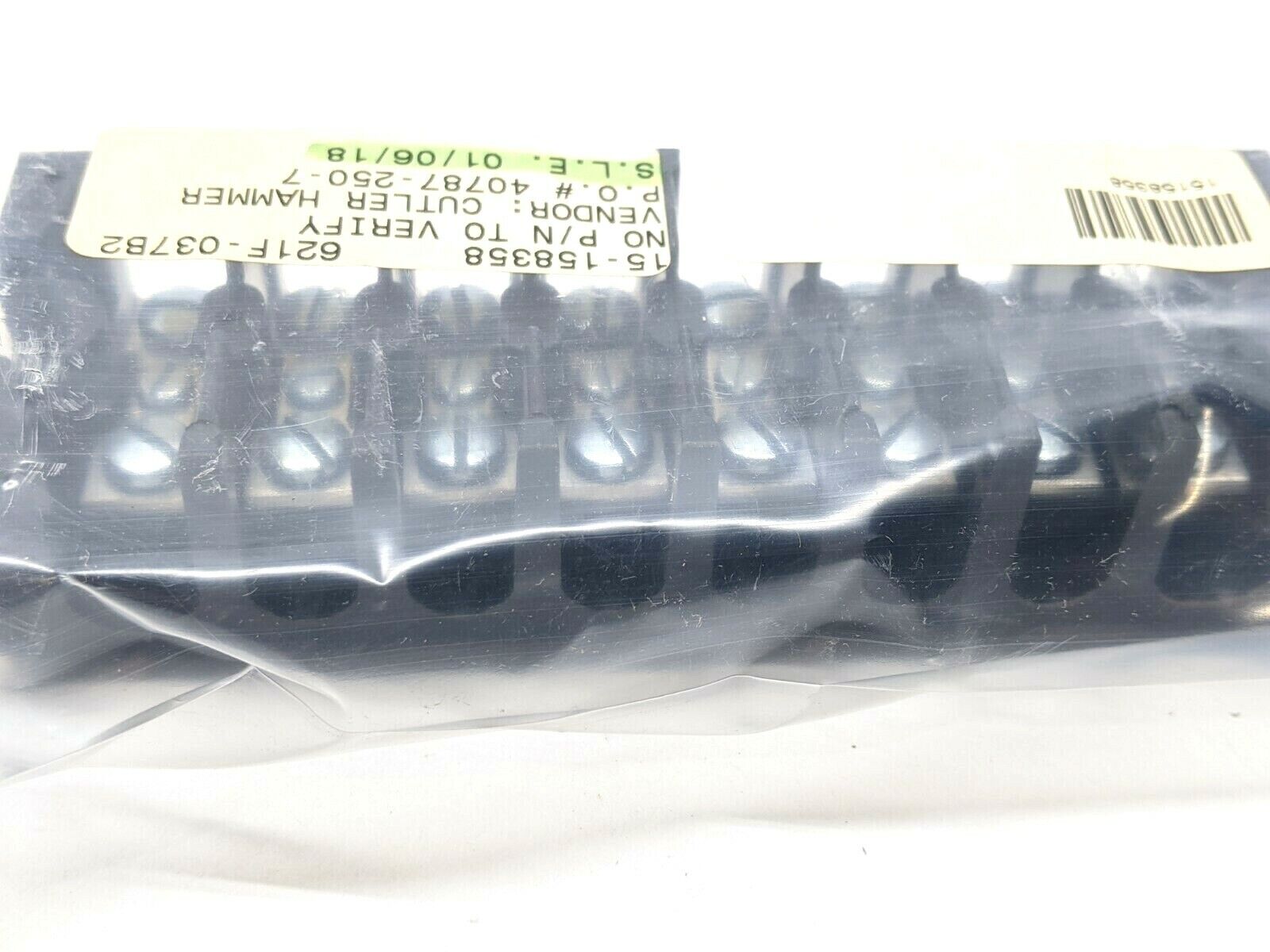 Cutler Hammer 10987H-6A 8 Pole Terminal Block 600V 30A - Maverick Industrial Sales