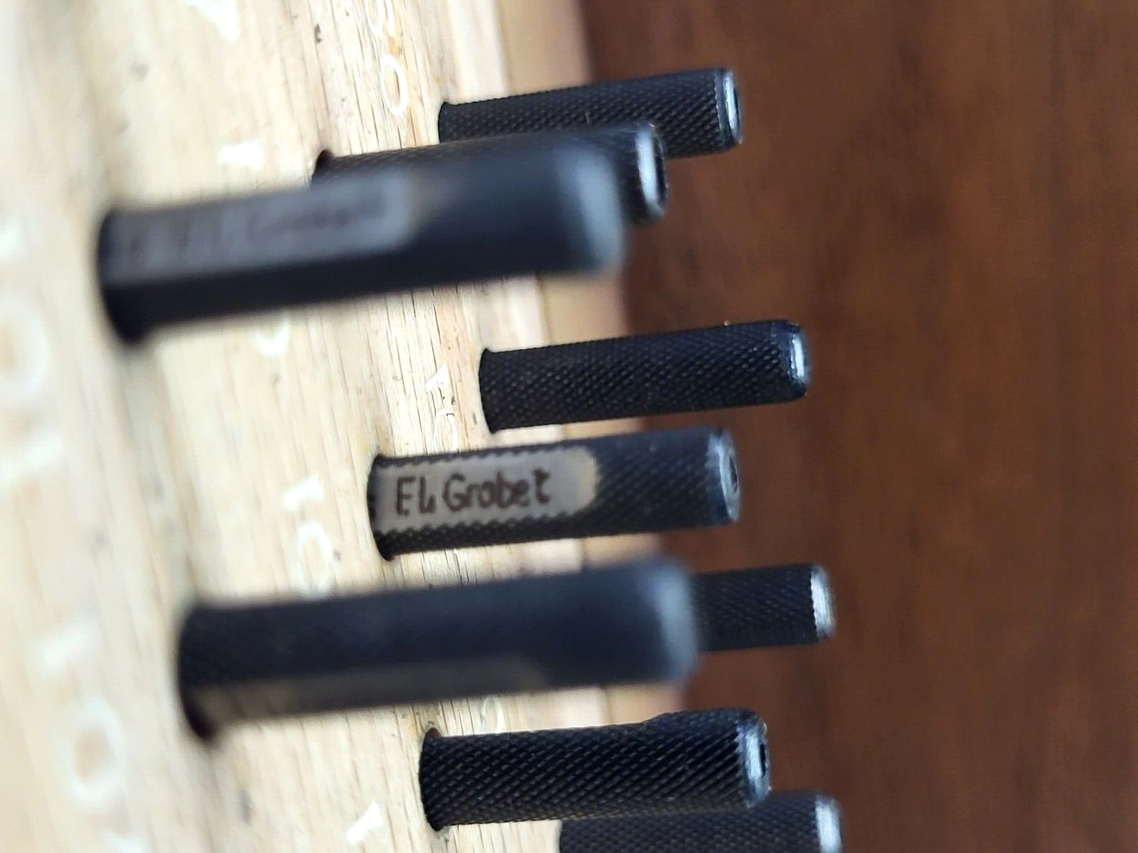 Grobet Swiss .090 to .120 Round File Set MISSING 2 - New Other - Maverick Industrial Sales