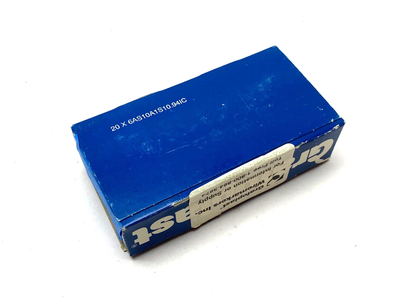 Grafoplast 711/40 17mm Spark Crimp-On Pins for Cable O.D. 4mm OPEN BOX OF 99 - Maverick Industrial Sales