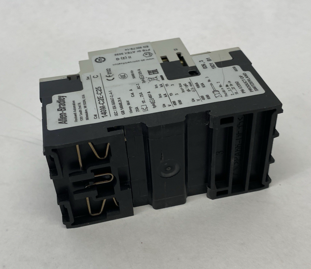 Allen Bradley 140M-C2E-C25 Ser. C Motor Protection Circuit Breaker - Maverick Industrial Sales