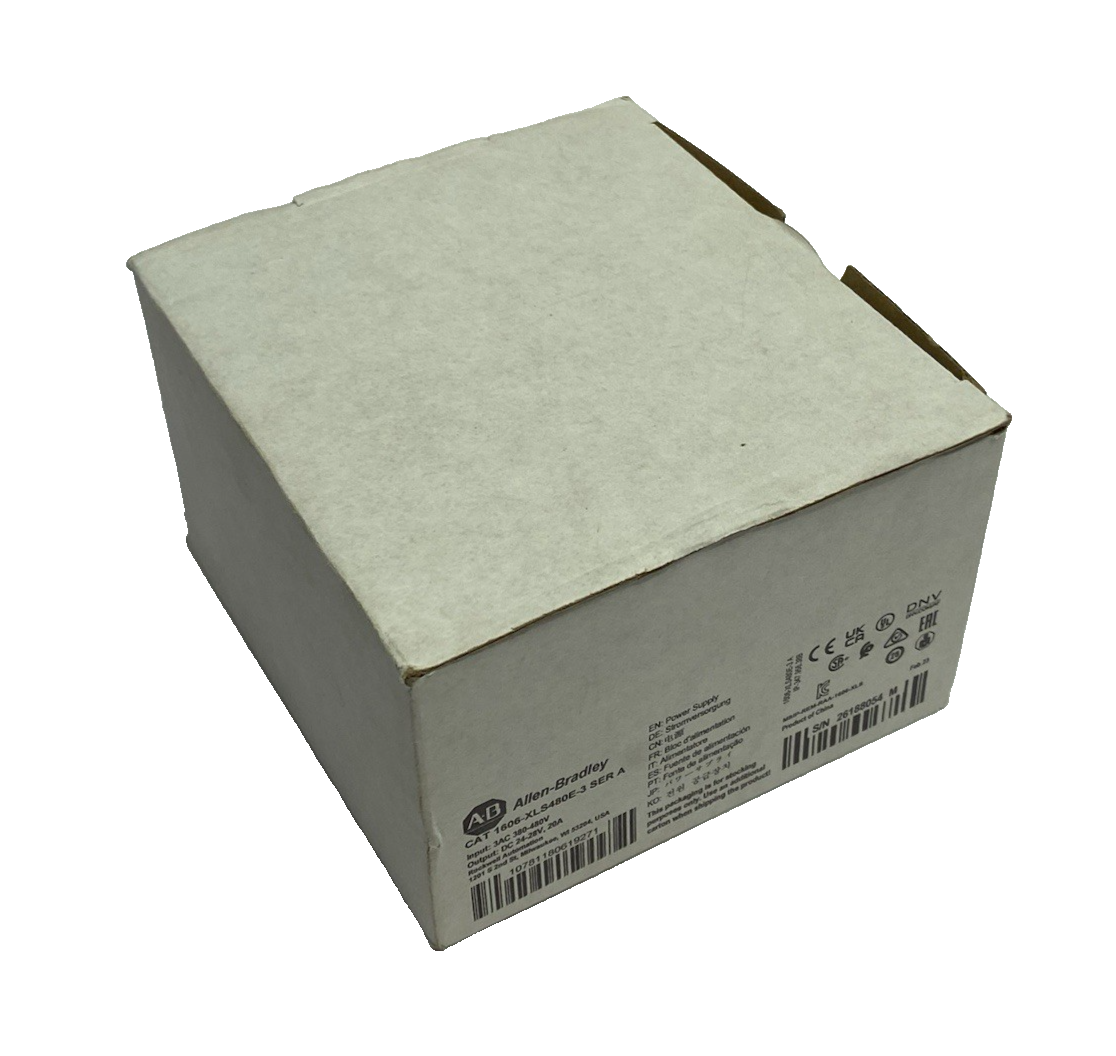 1606-XLS480E-3 | Allen Bradley Ser. A Power Supply 3AC 380-480V Input - New Other - Maverick Industrial Sales